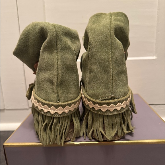 El Vaquero - Leather Suede Apache Boots - Picture 4 of 6